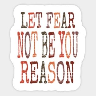 I hate fear Sticker